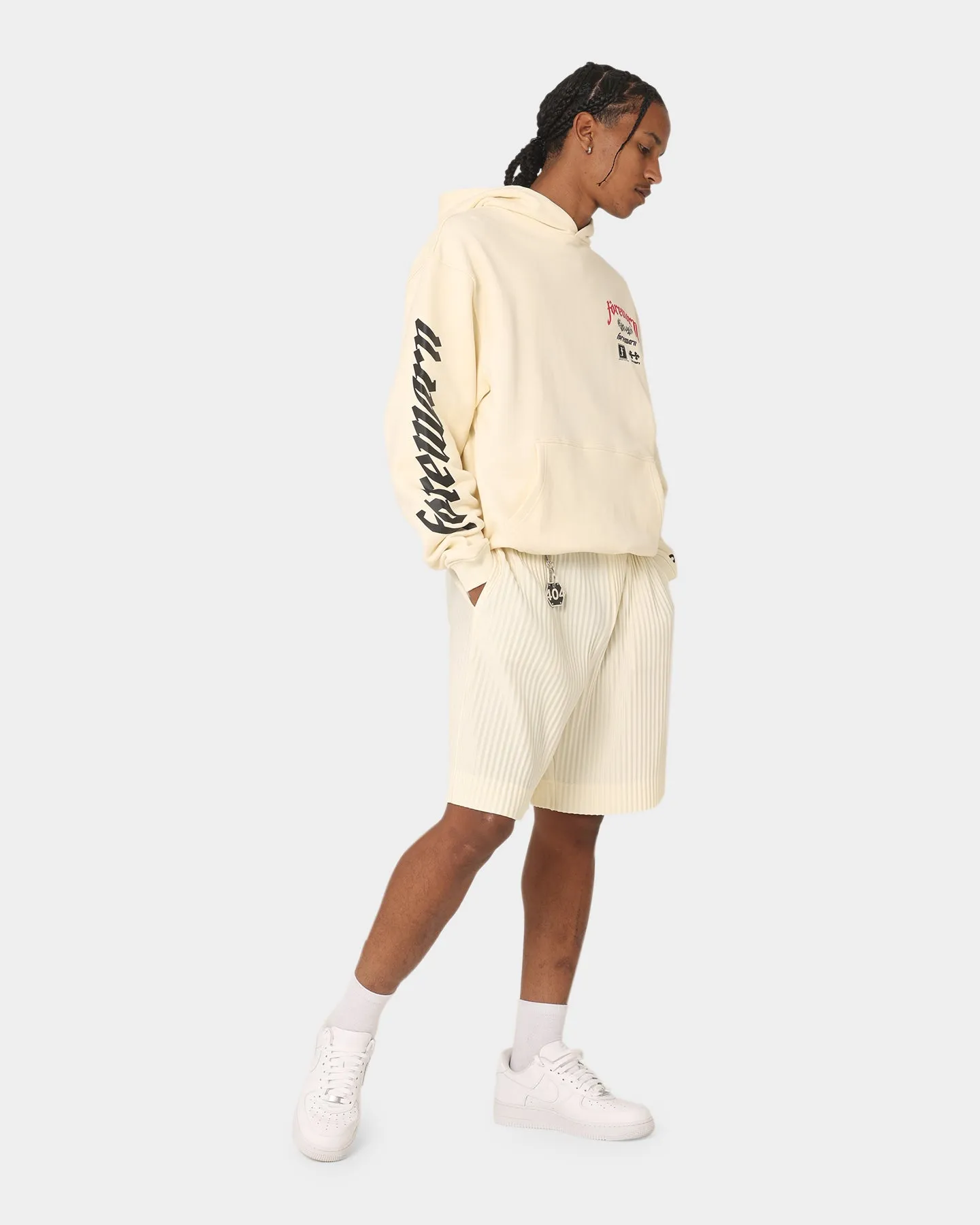 404 Forewarn Hoodie Off White