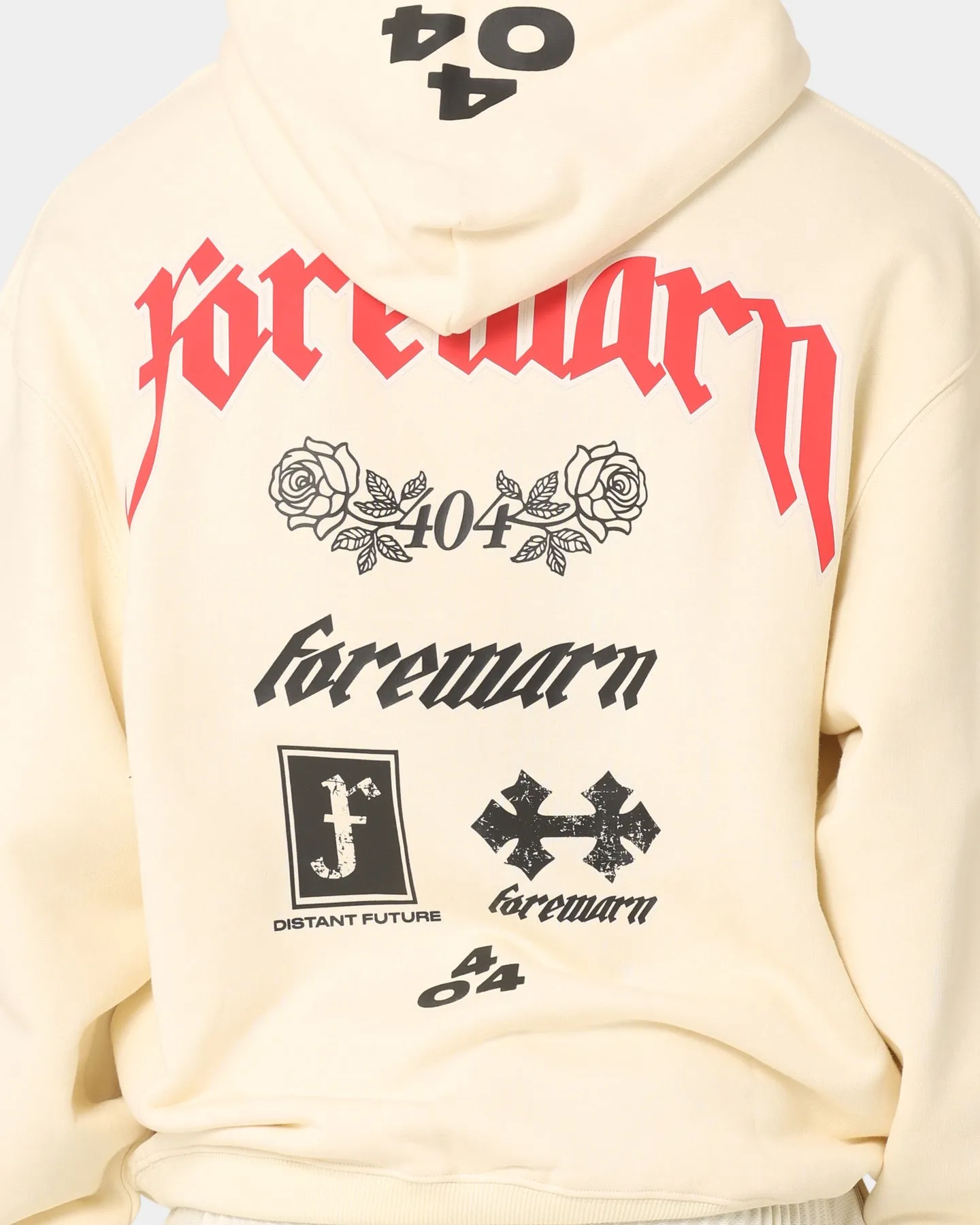404 Forewarn Hoodie Off White