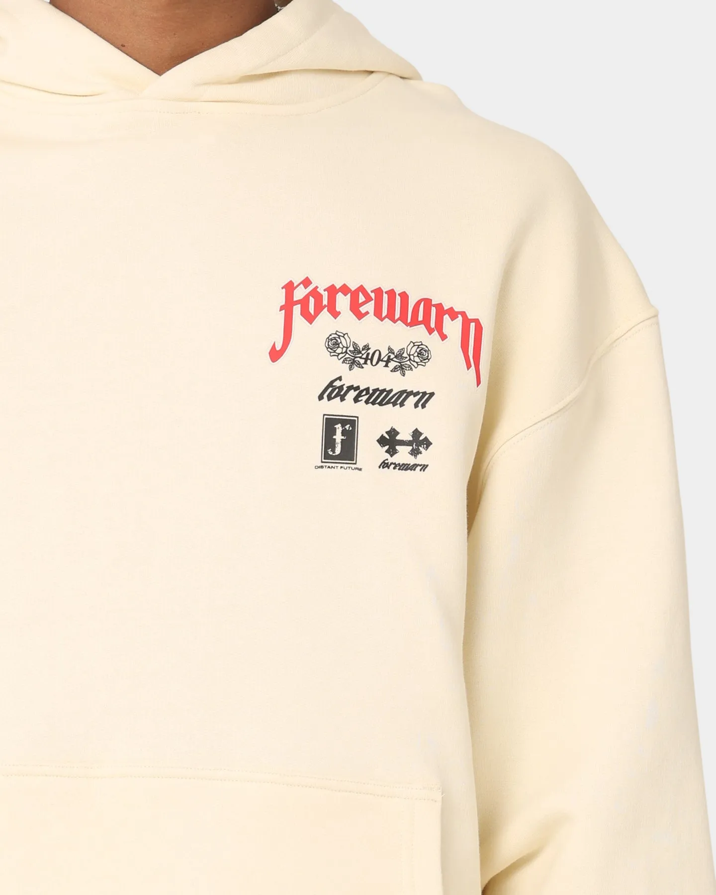 404 Forewarn Hoodie Off White
