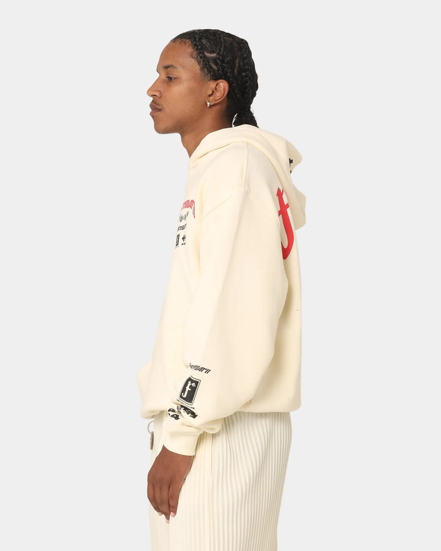404 Forewarn Hoodie Off White