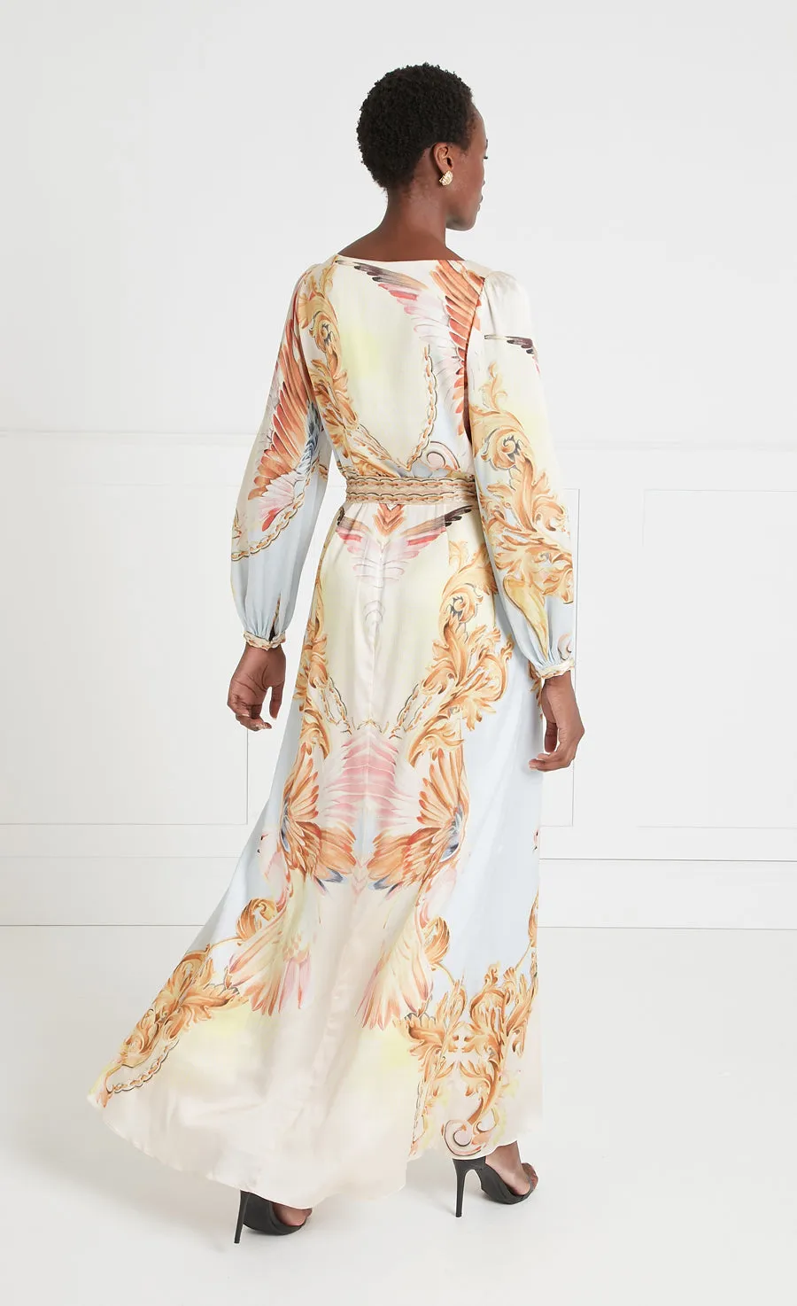 Akira Wrap Dress - Rosewater
