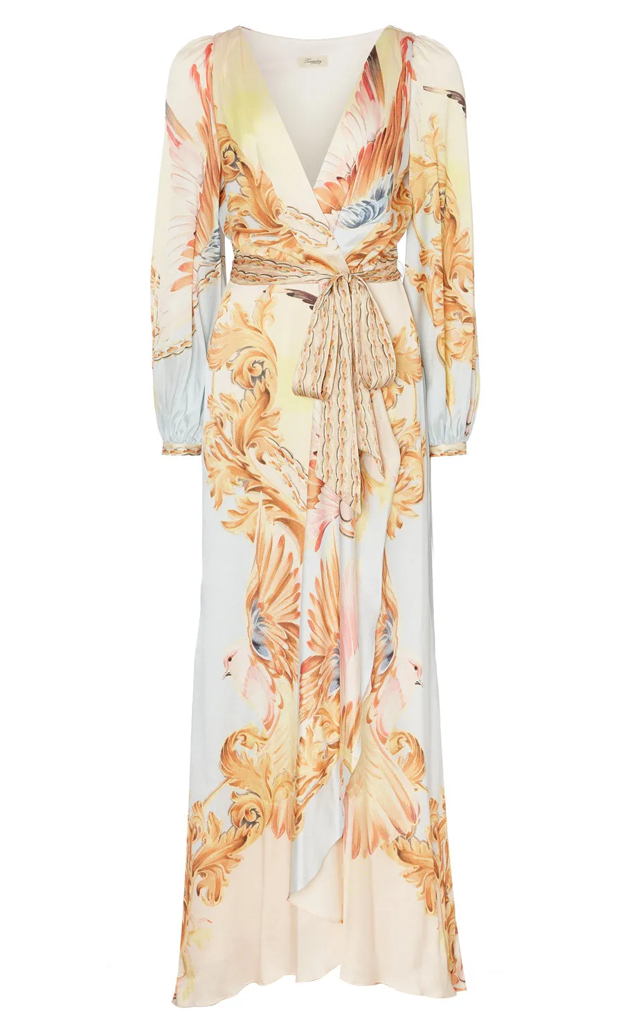 Akira Wrap Dress - Rosewater