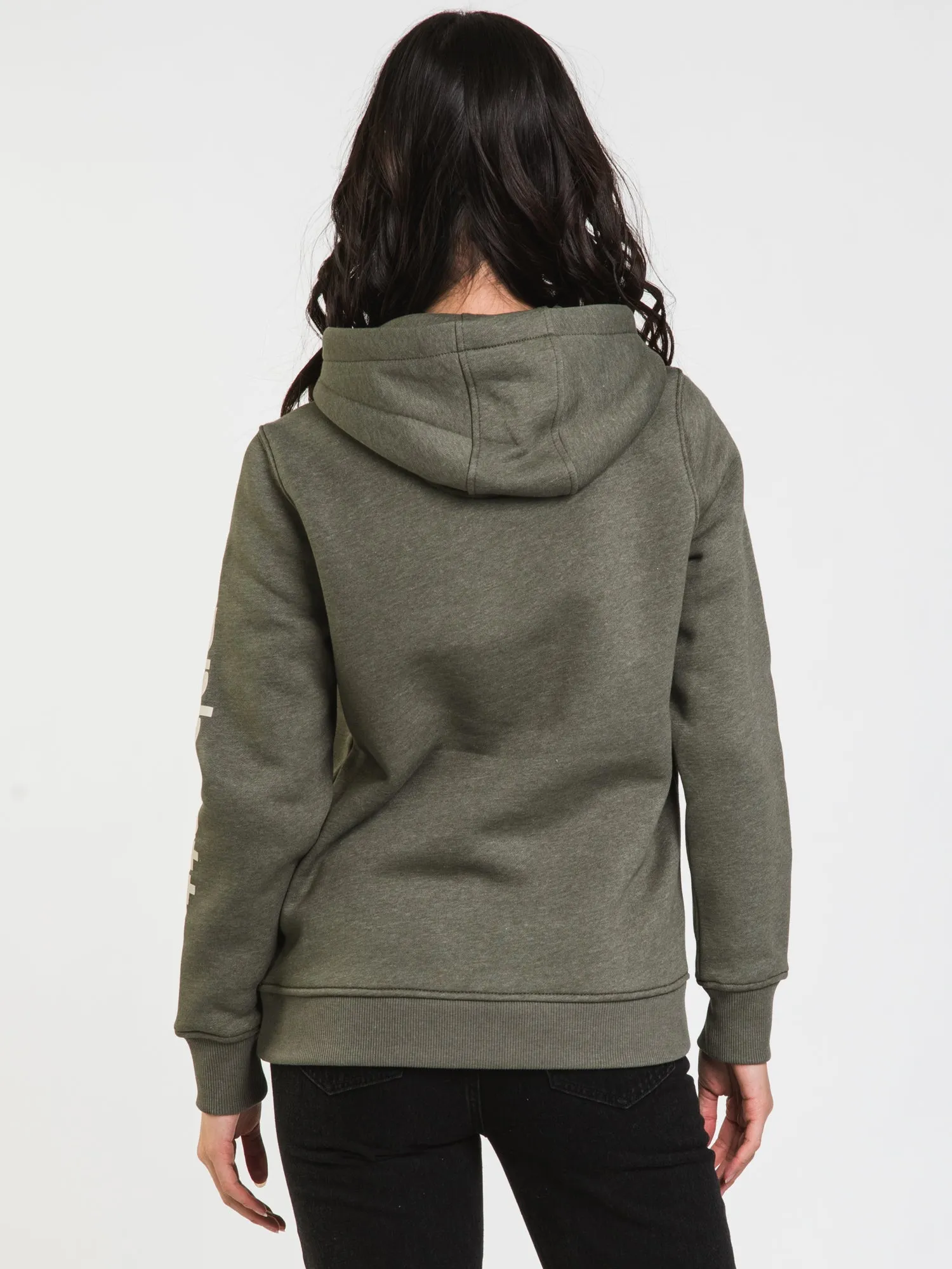 CARHARTT LOGO SLEEVE PULLOVER HOODIE - CLEARANCE