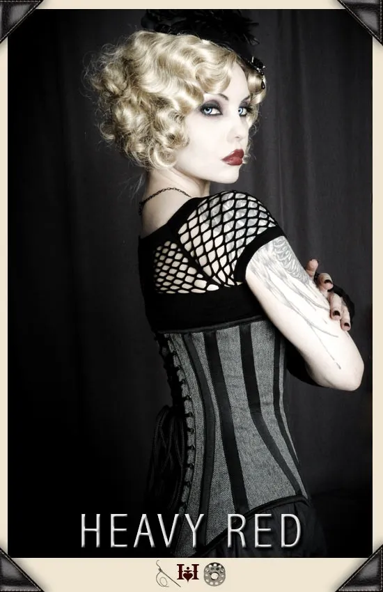 Edwardian Herringbone Waist Corset