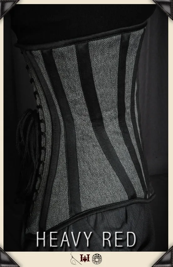 Edwardian Herringbone Waist Corset