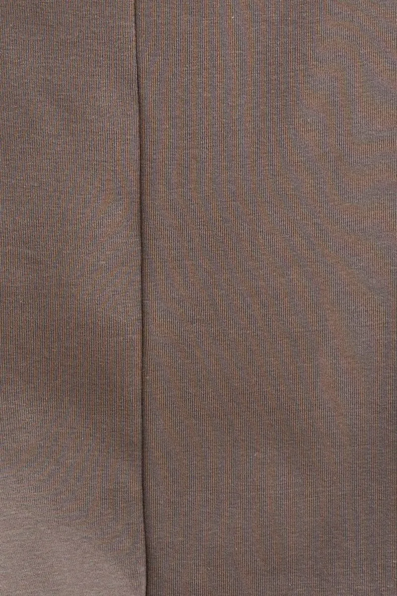 Grey Pocket Tee Scoop Neck Cotton Stretch Short Sleeve