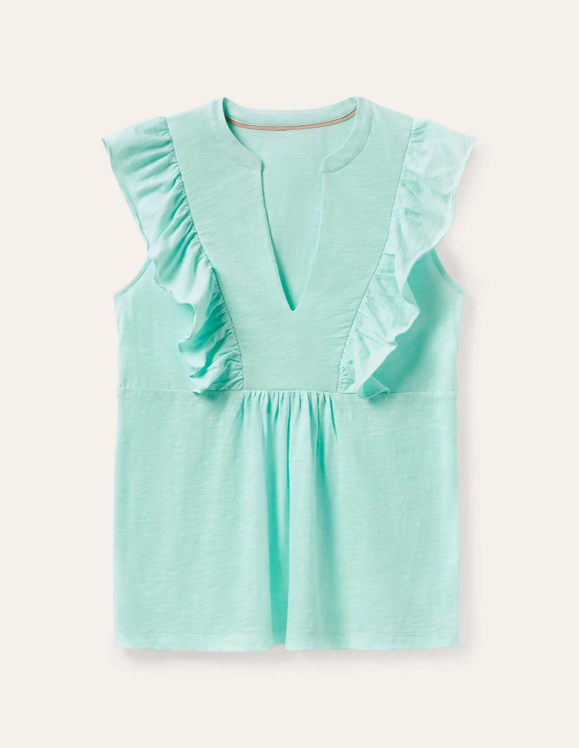 Judith Jersey Top-Spearmint