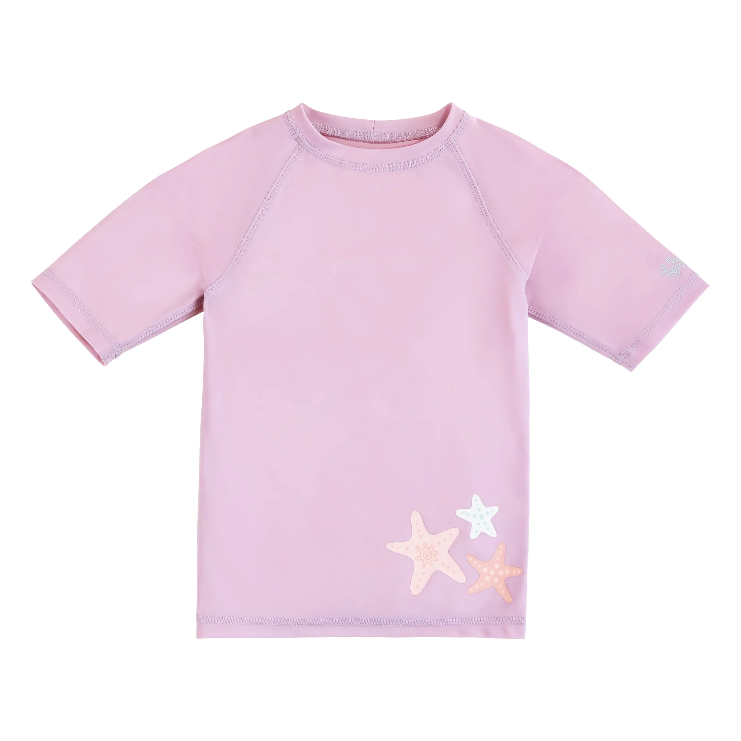 Kid's Short Sleeve Crew Sunny Swim Shirt