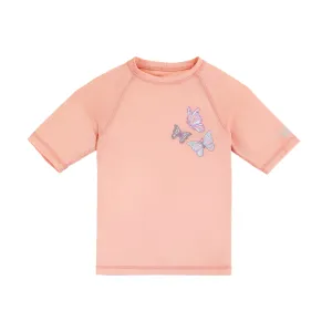 Kid's Short Sleeve Crew Sunny Swim Shirt