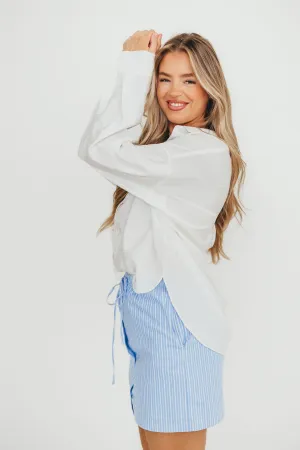 Lakin Soft Overfit Shirts in Off-White