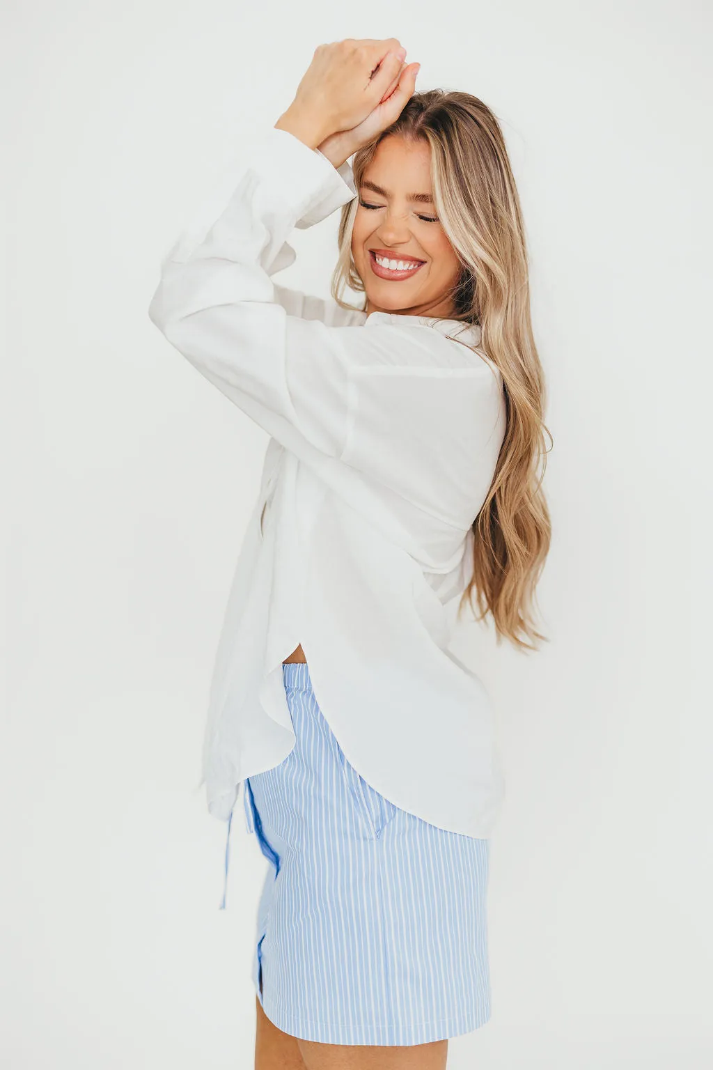 Lakin Soft Overfit Shirts in Off-White