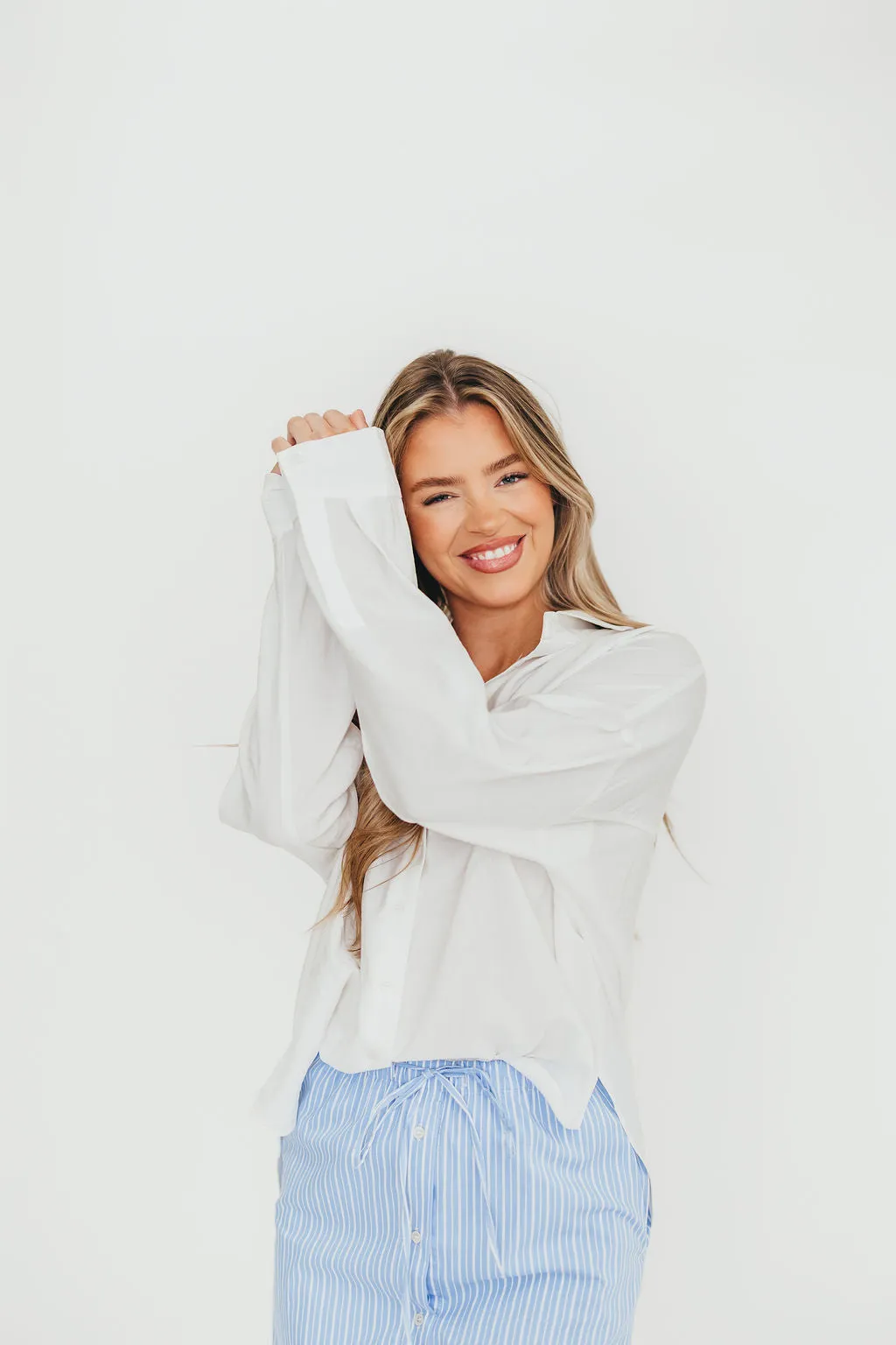 Lakin Soft Overfit Shirts in Off-White