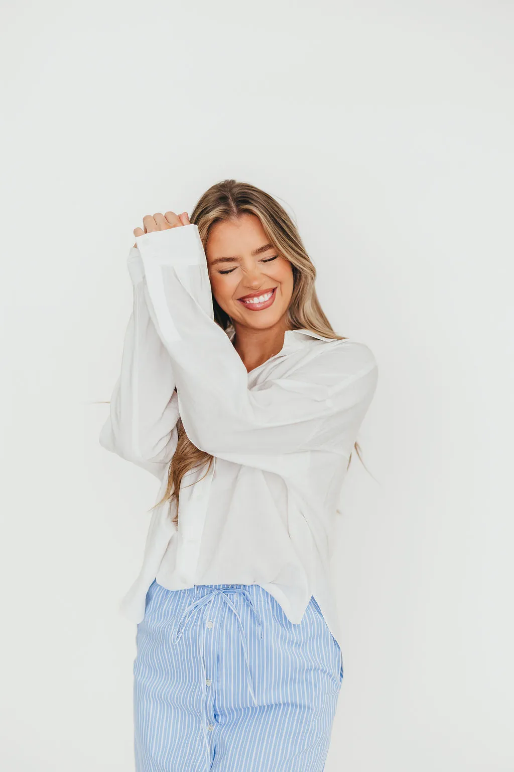 Lakin Soft Overfit Shirts in Off-White