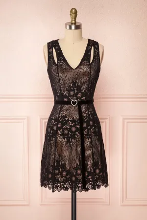 Nuying | Black Lace Dress