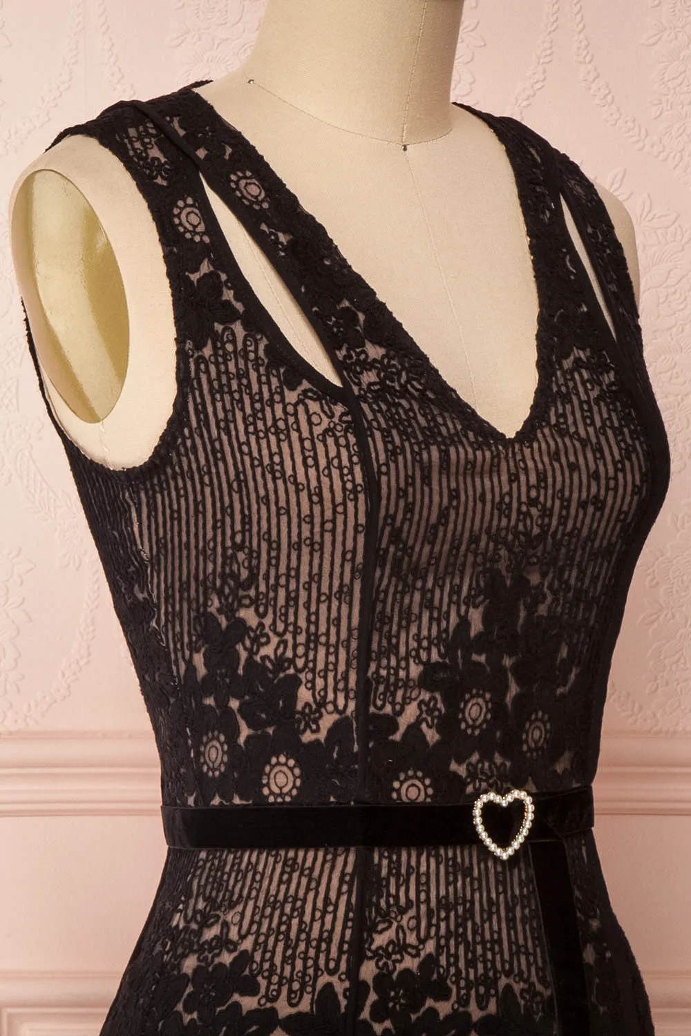 Nuying | Black Lace Dress