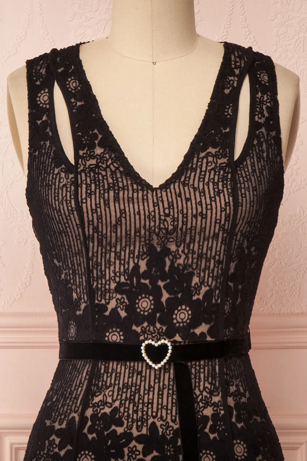 Nuying | Black Lace Dress