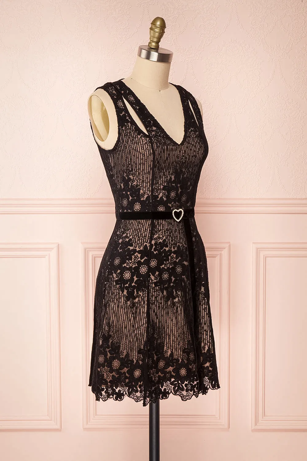 Nuying | Black Lace Dress