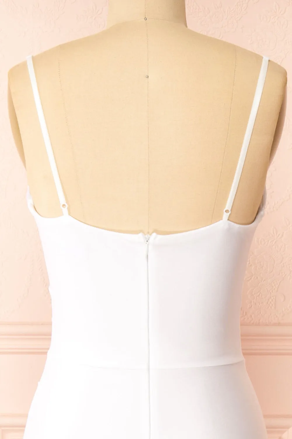 Nyra White | Bridal Mermaid Dress w/ Wrapped Bodice