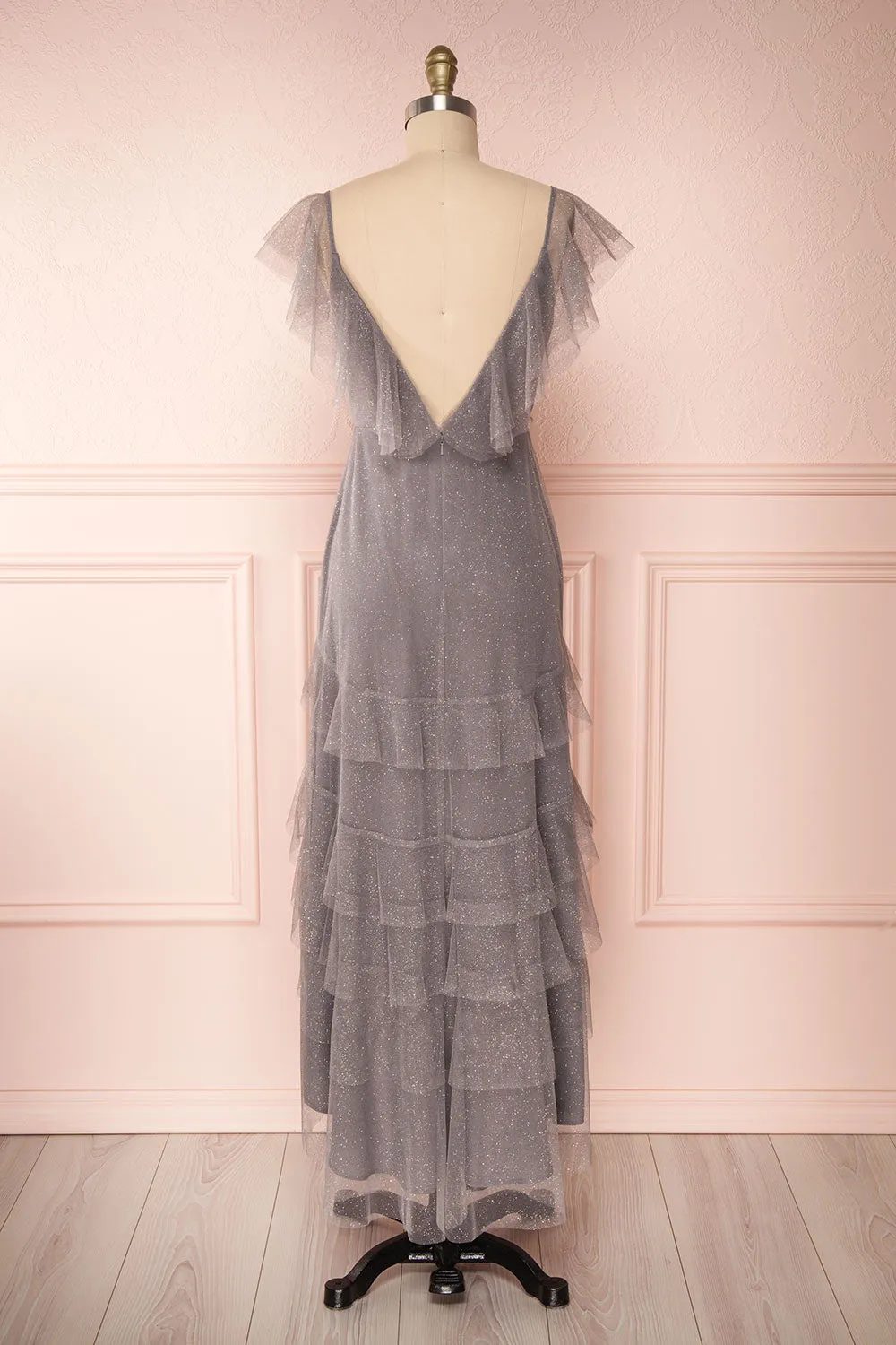 Nyssa Grey | Sparkly Layered Dress