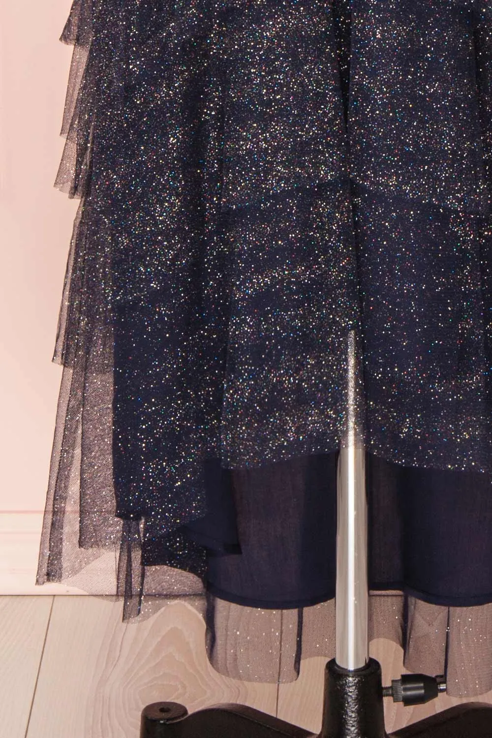 Nyssa Navy | Midi Tulle Dress