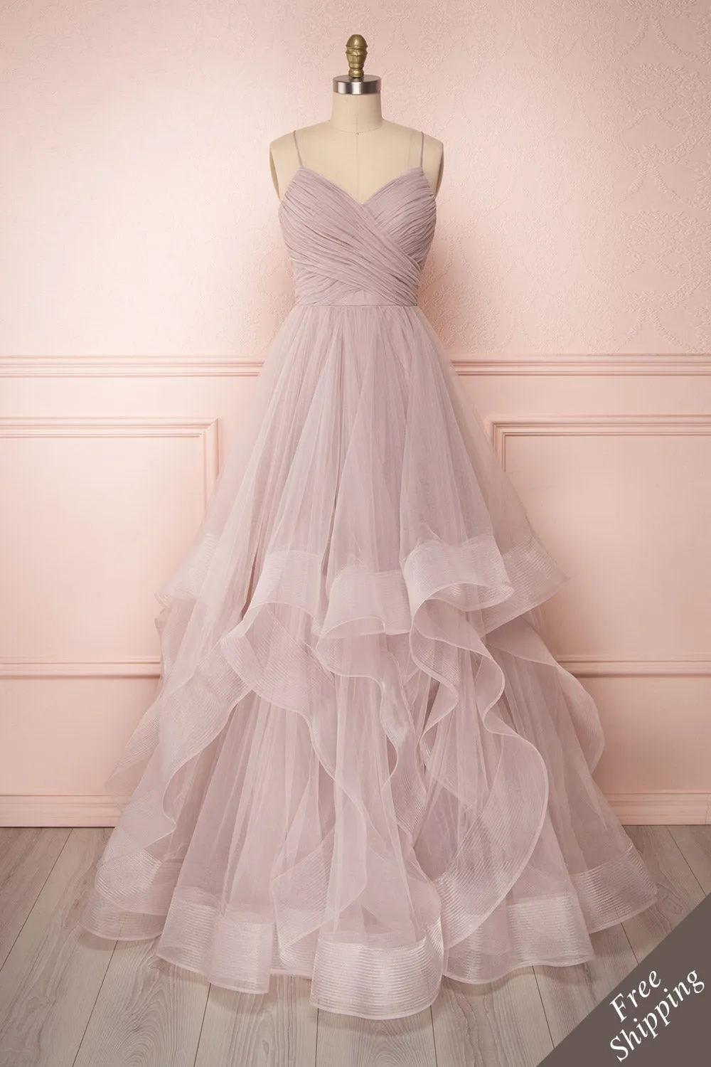 Ochobo | Lilac Tulle Gown