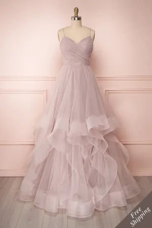 Ochobo | Lilac Tulle Gown
