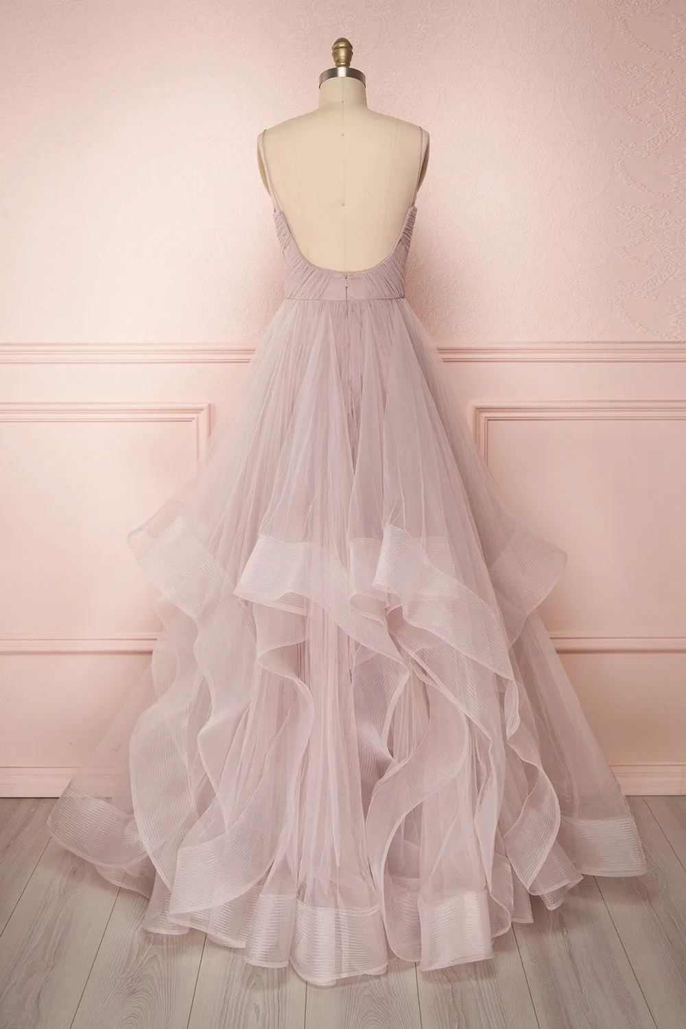 Ochobo | Lilac Tulle Gown