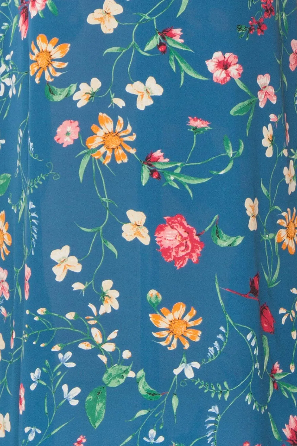 Octavie | Backless Floral Maxi Dress