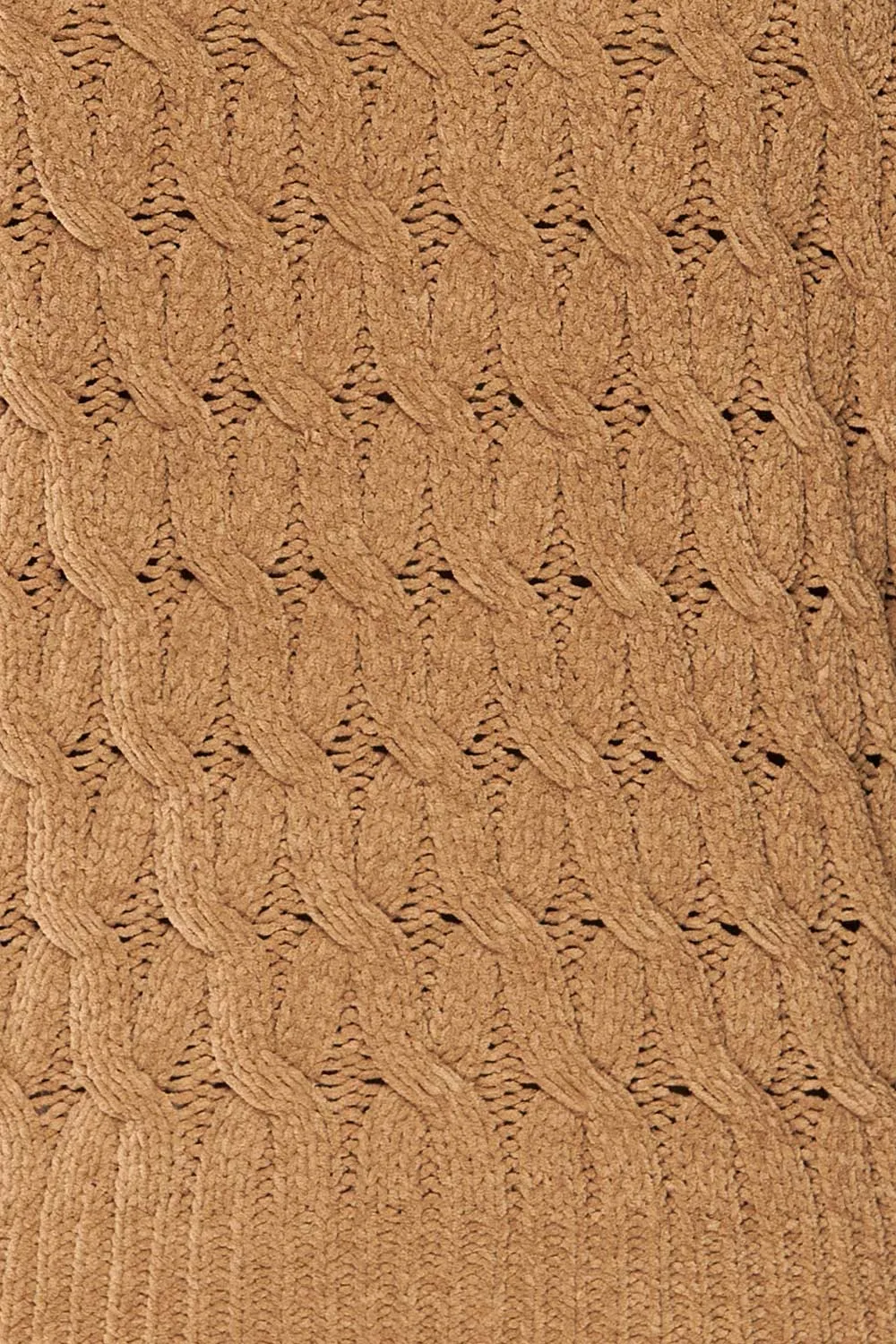 Orenb Caramel | Weave Knit Sweater