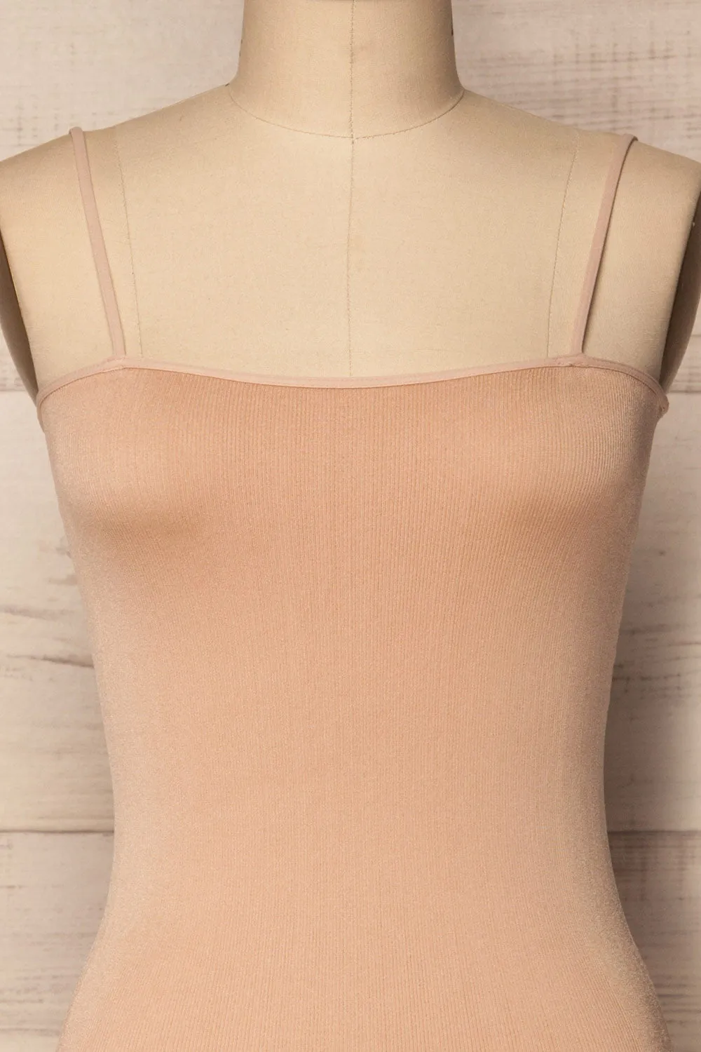 Oret Sand | Beige Tanga Bodysuit