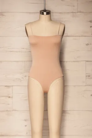 Oret Sand | Beige Tanga Bodysuit