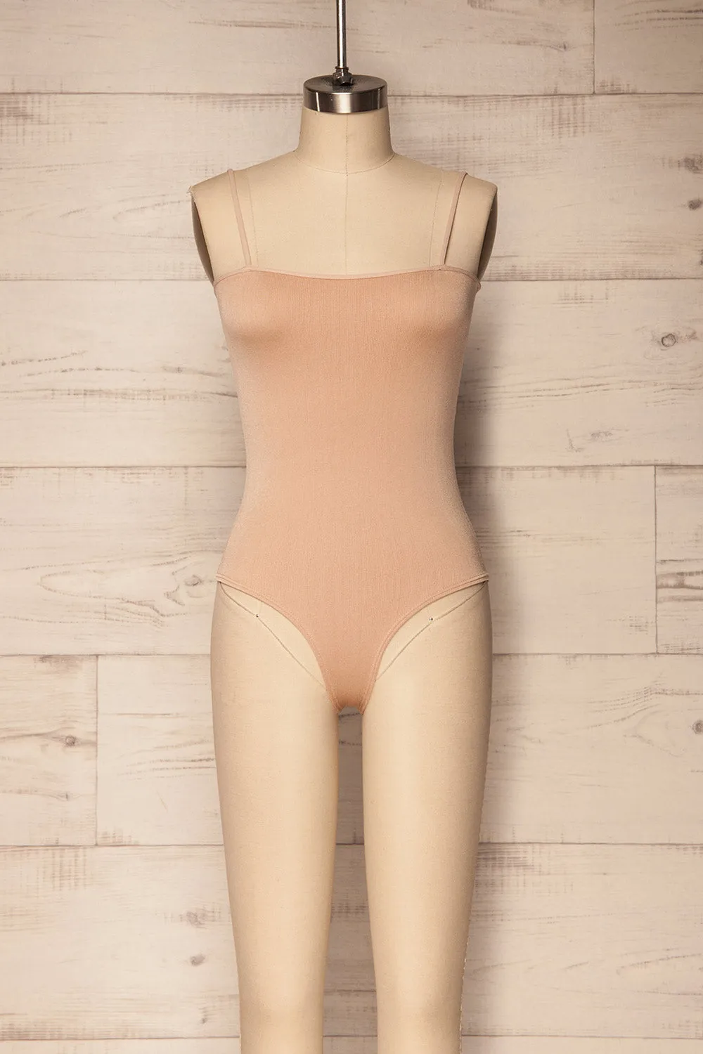 Oret Sand | Beige Tanga Bodysuit