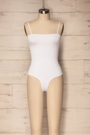 Oret Snow | White Tanga Bodysuit