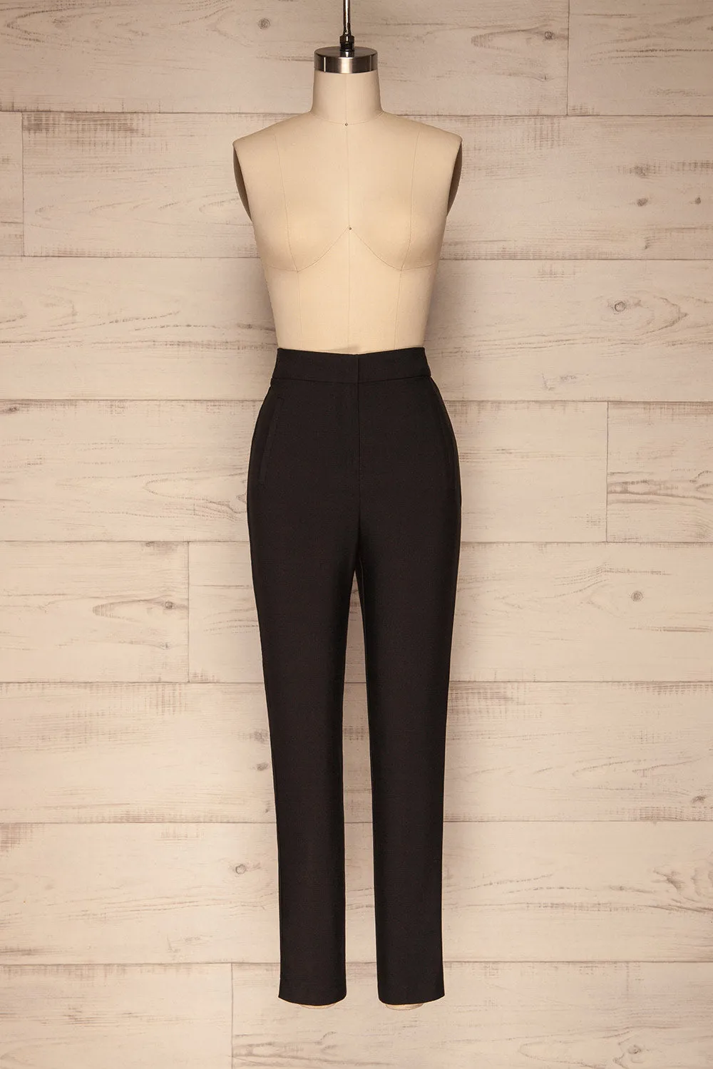 Orleans | Black Fitted Pants