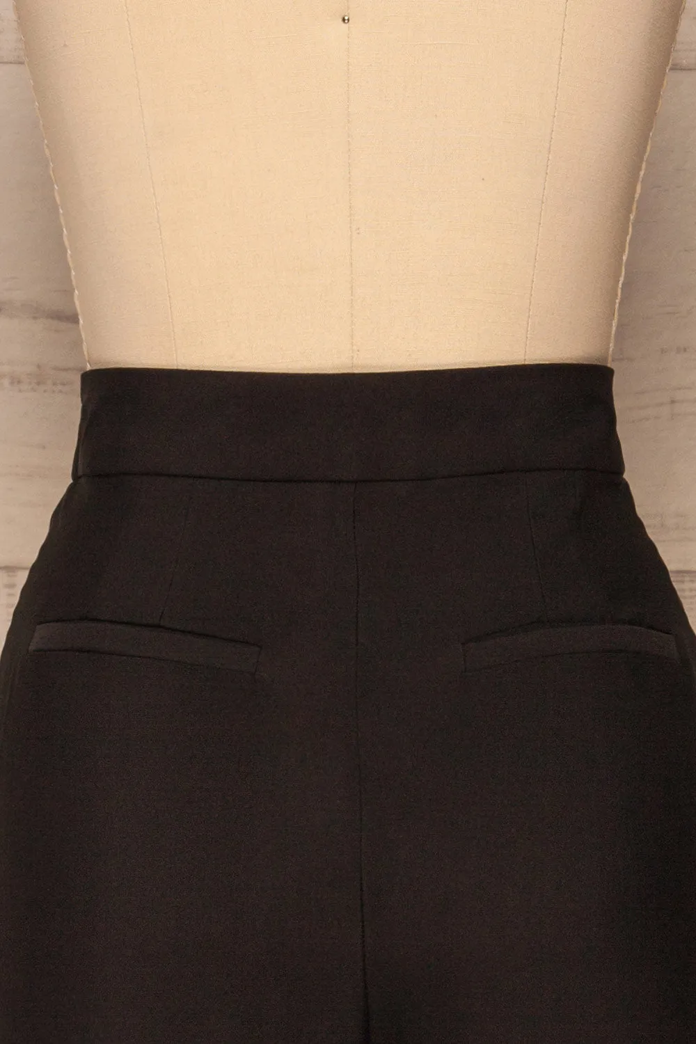 Orleans | Black Fitted Pants