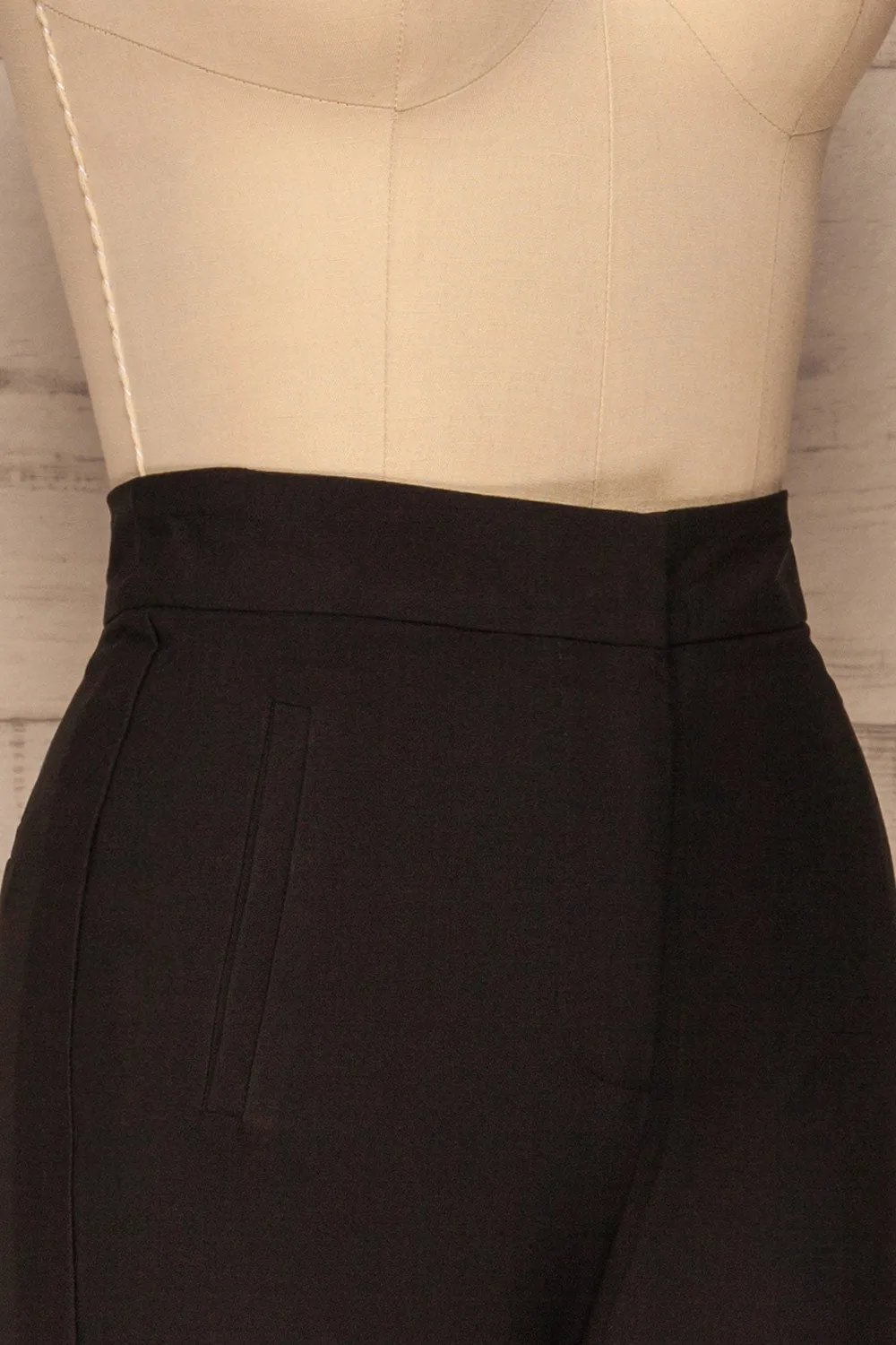 Orleans | Black Fitted Pants