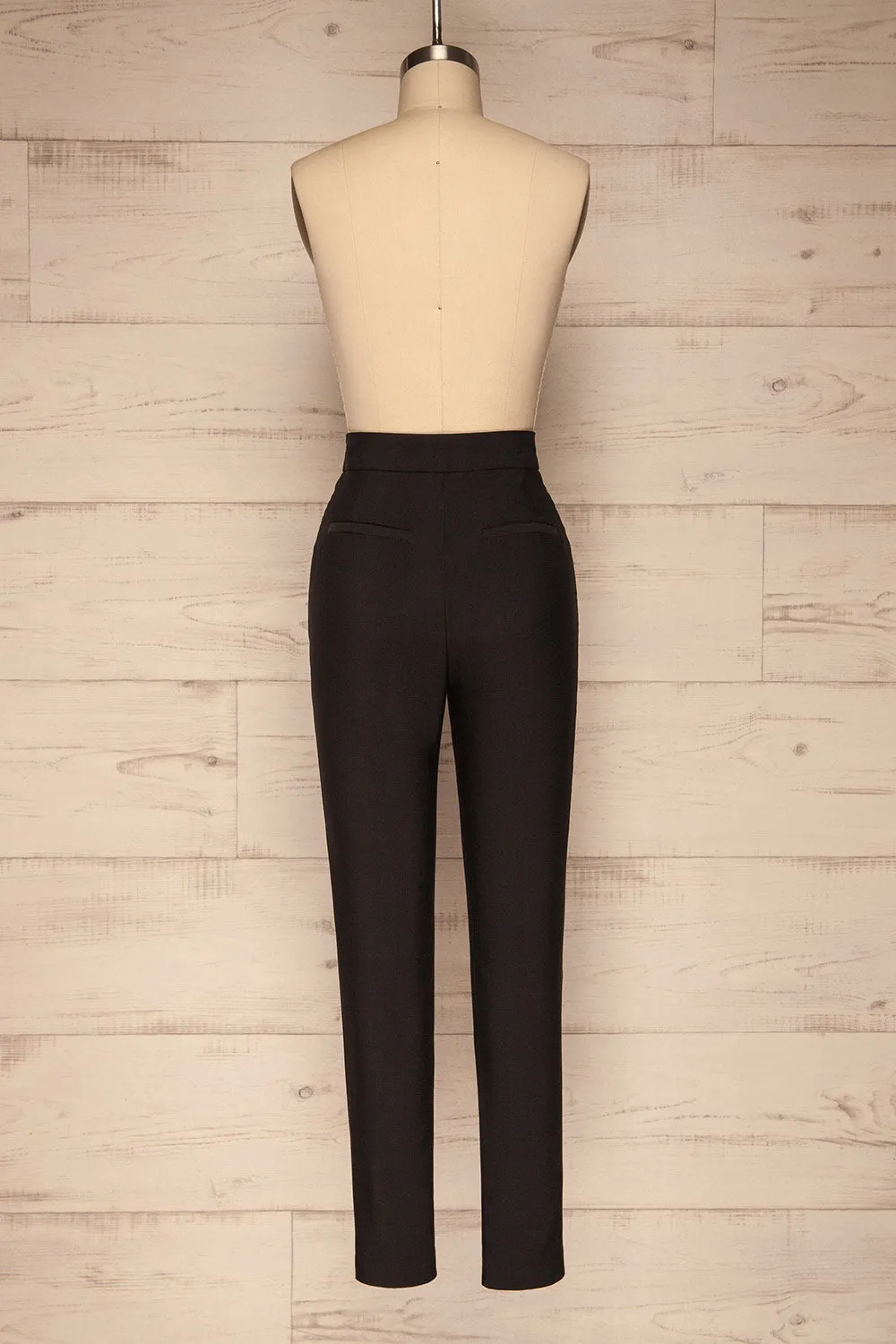 Orleans | Black Fitted Pants