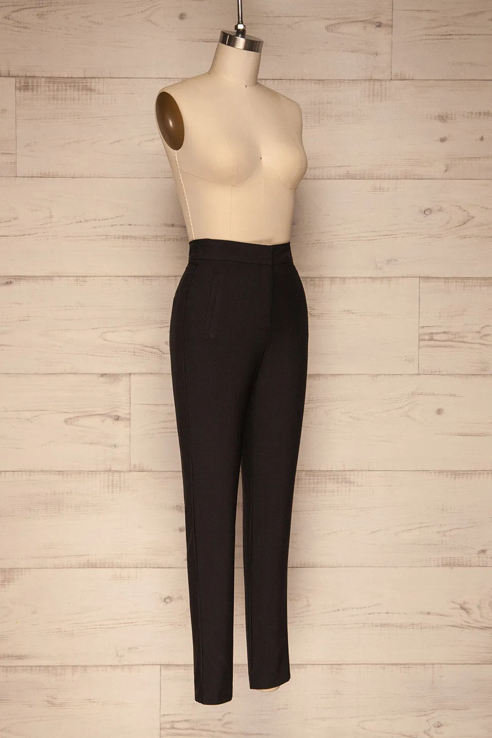 Orleans | Black Fitted Pants