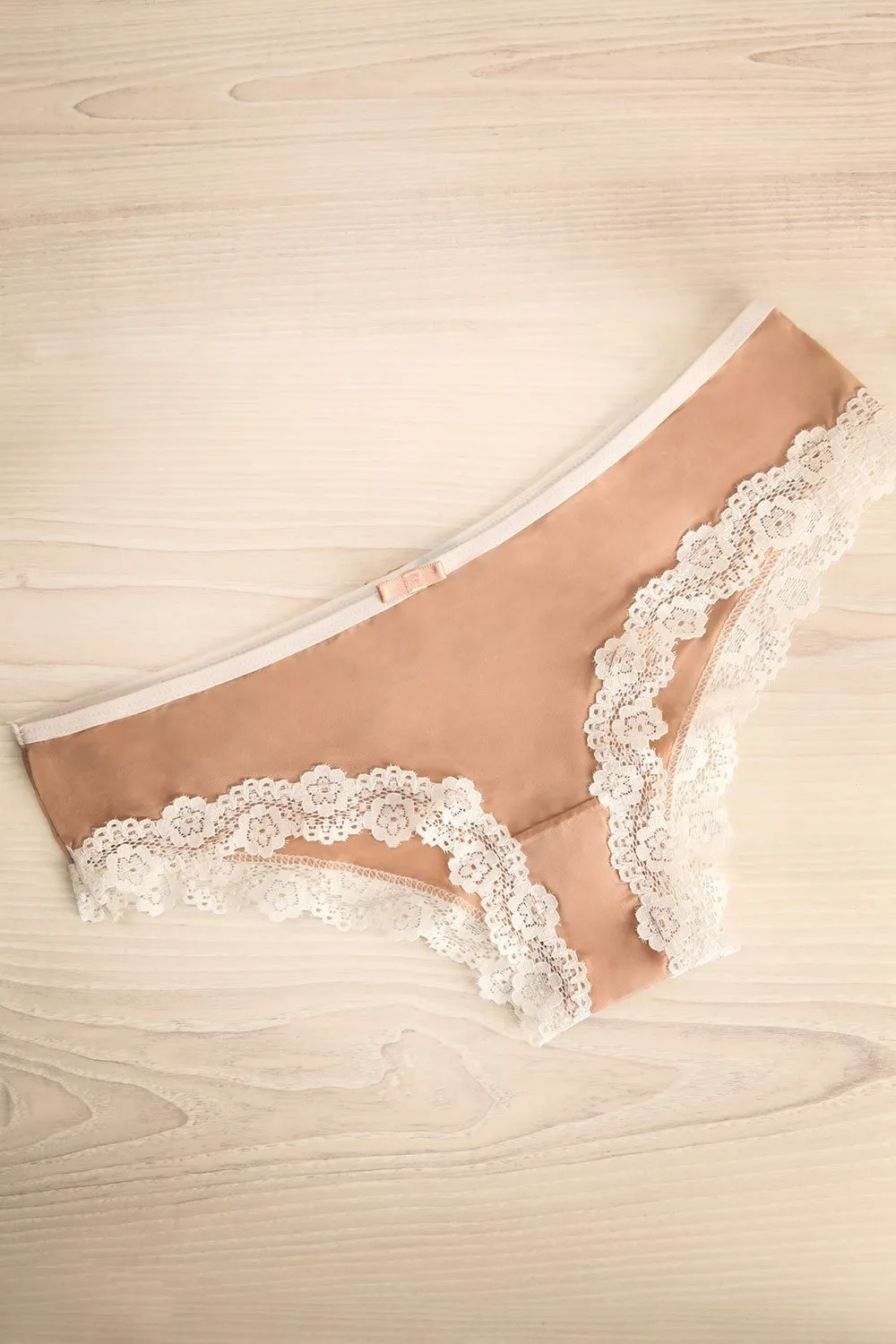 Osimo Beige | Brazilian Cut Panties