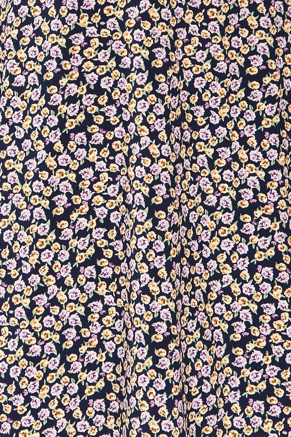 Osno Navy | Short Sleeve Floral Dress