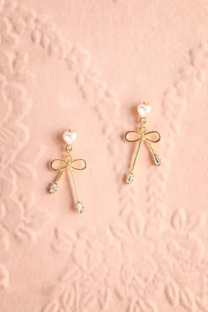 Otrera Gold | Pendant Earrings