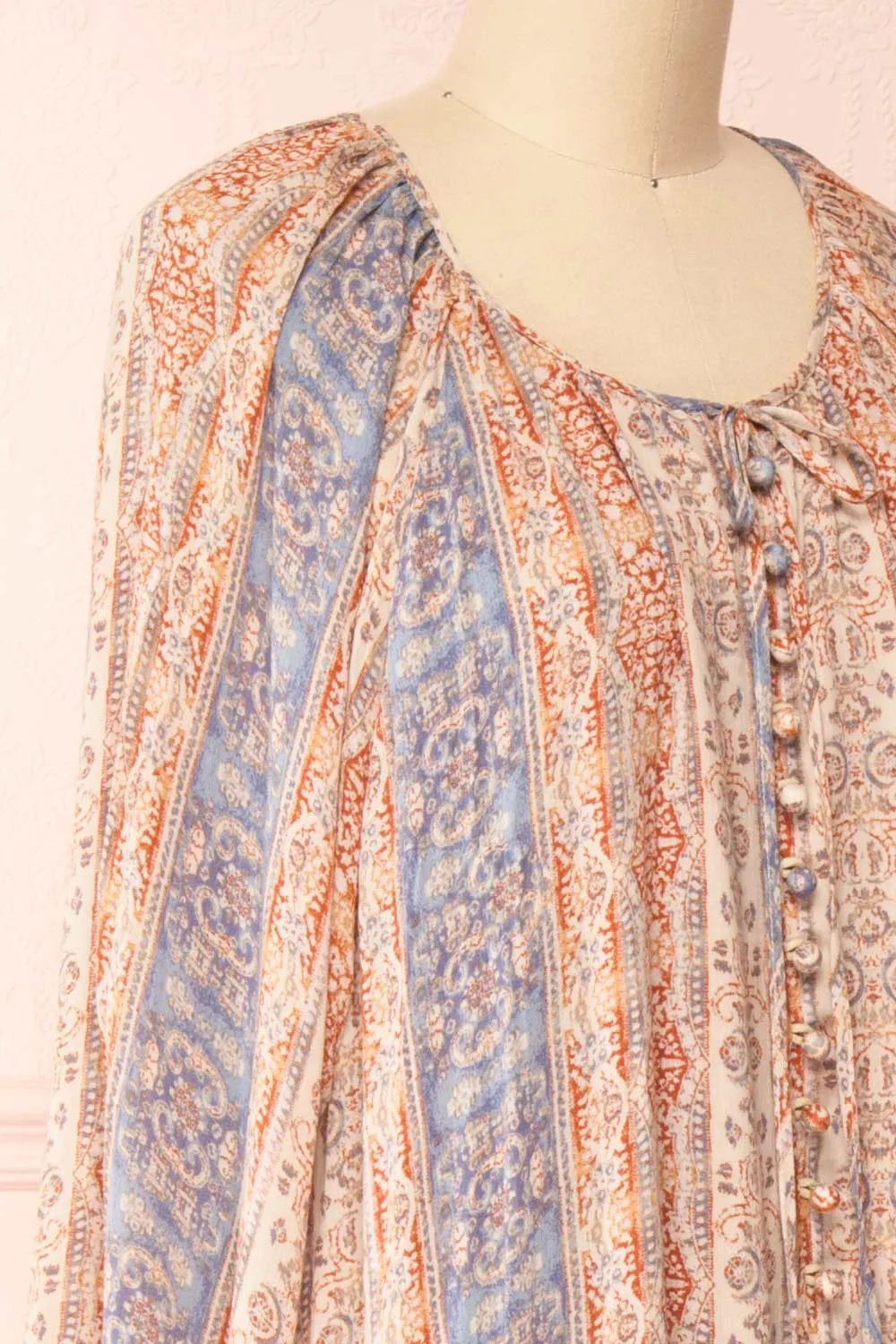 Ouadjet | Relaxed Fit Long Sleeve Midi Dress
