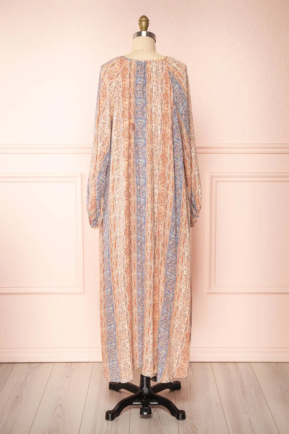 Ouadjet | Relaxed Fit Long Sleeve Midi Dress