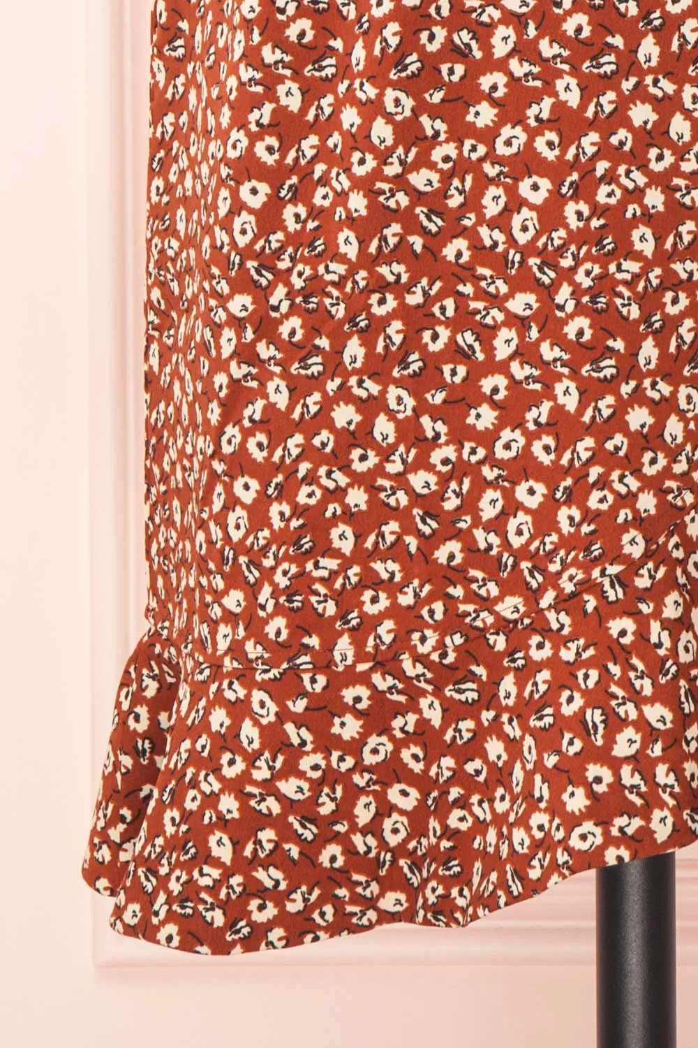 Oxylos | Floral Short Wrap Dress