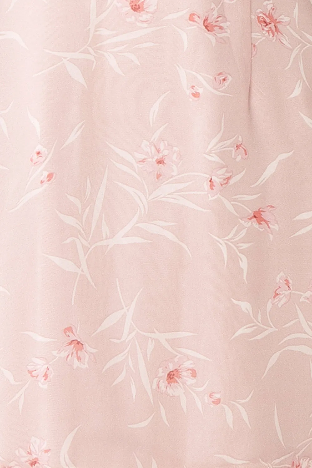 Palanie | Short Mauve Floral Dress