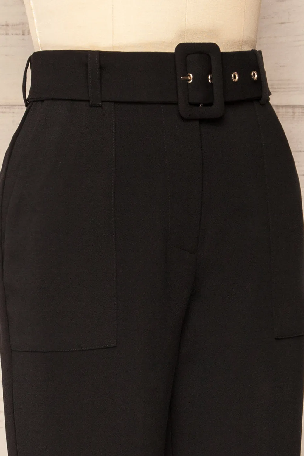 Palizzolo | High-Waisted Pants w/ Belt