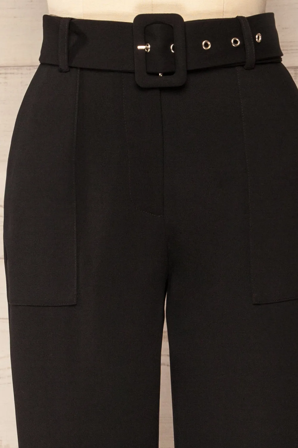 Palizzolo | High-Waisted Pants w/ Belt