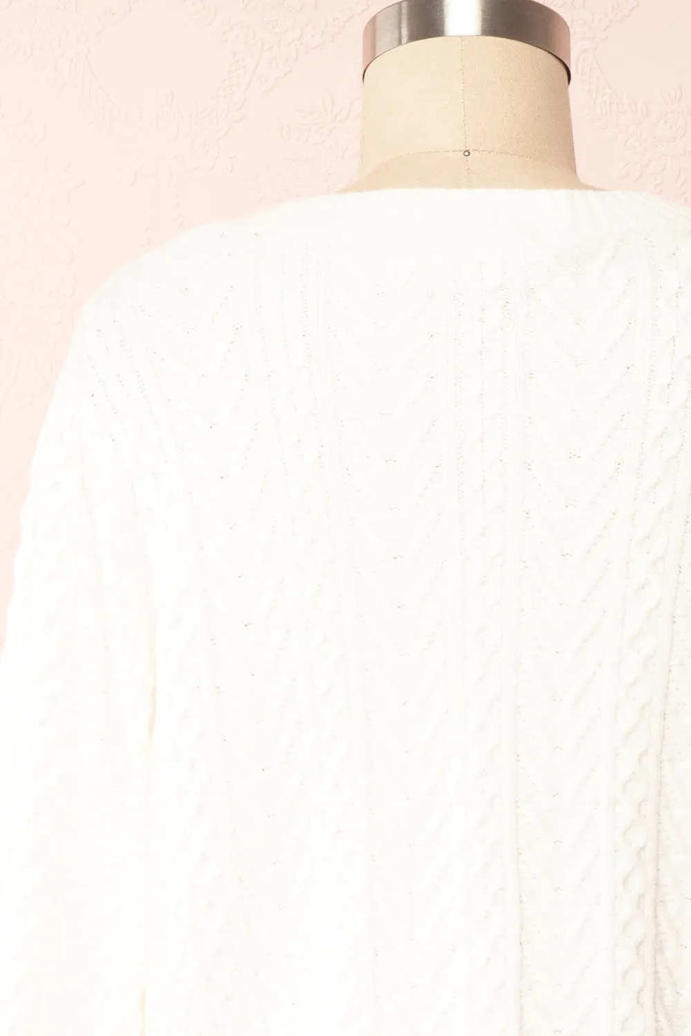 Panda | Knit Cardigan w/ Bow Detail