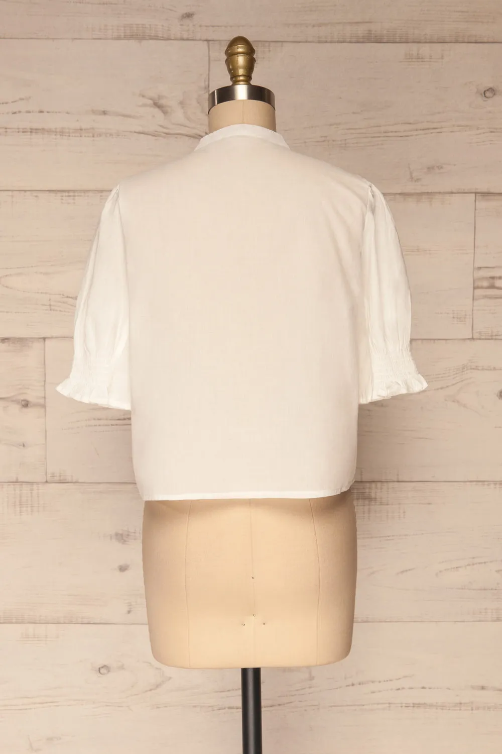 Paoline | White Button-Up Blouse