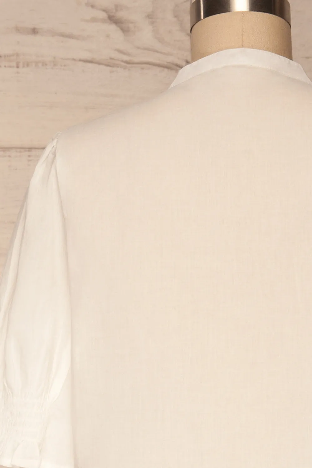 Paoline | White Button-Up Blouse